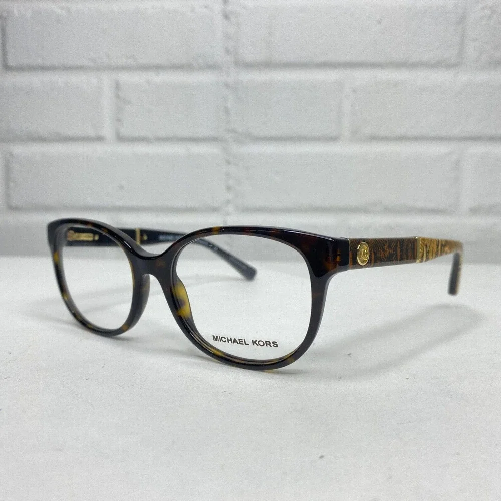 Michael Kors‎ MK 4032 3180 Rania III Cat Eye Havana Gold Eyeglasses 51*17 H2483